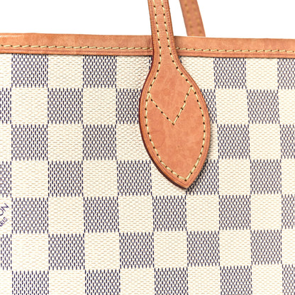 Louis Vuitton Damier Azur Neo Neverfull MM Rose Ballerine 16 of 18
