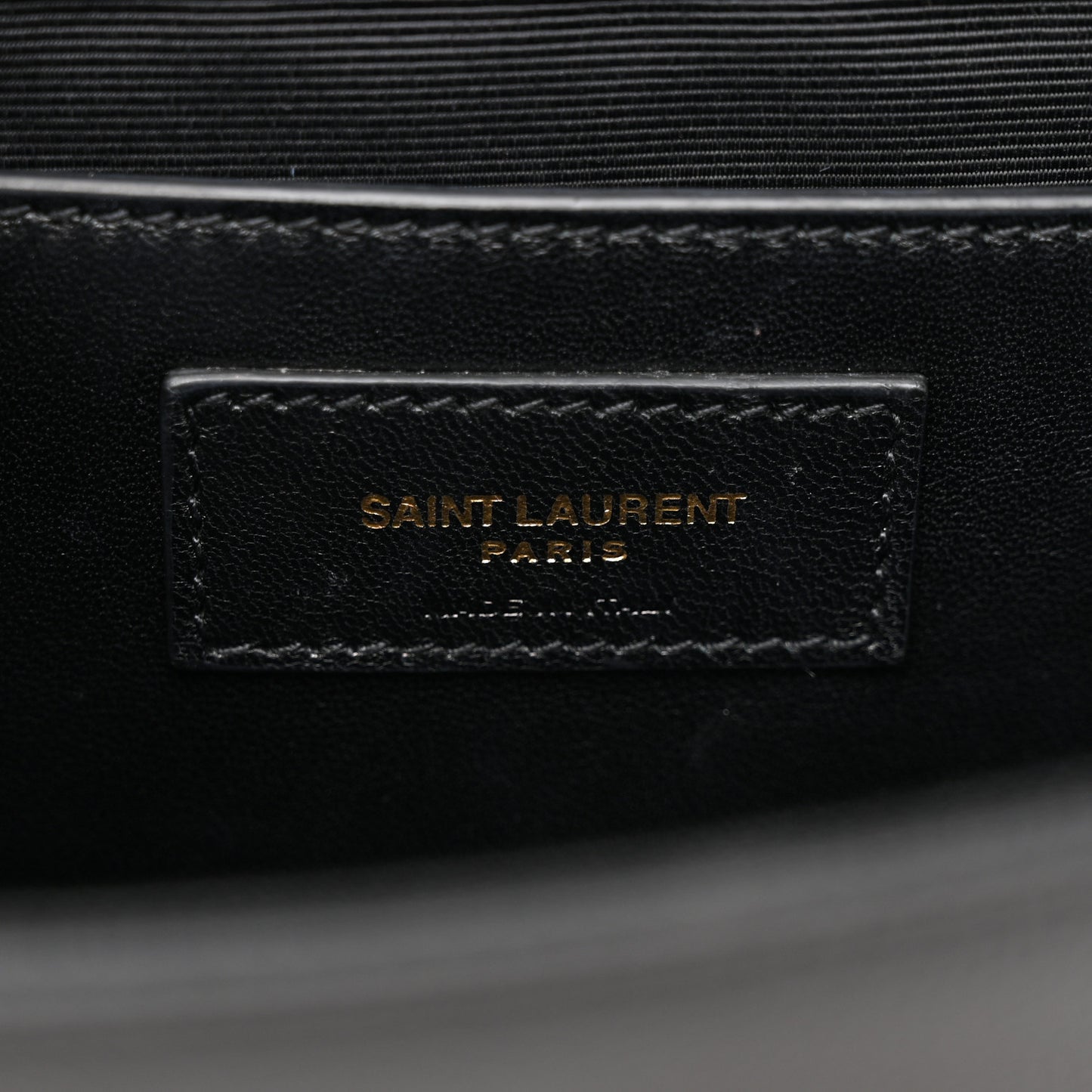 Grain De Poudre Medium Classic Monogram Kate Satchel Black
