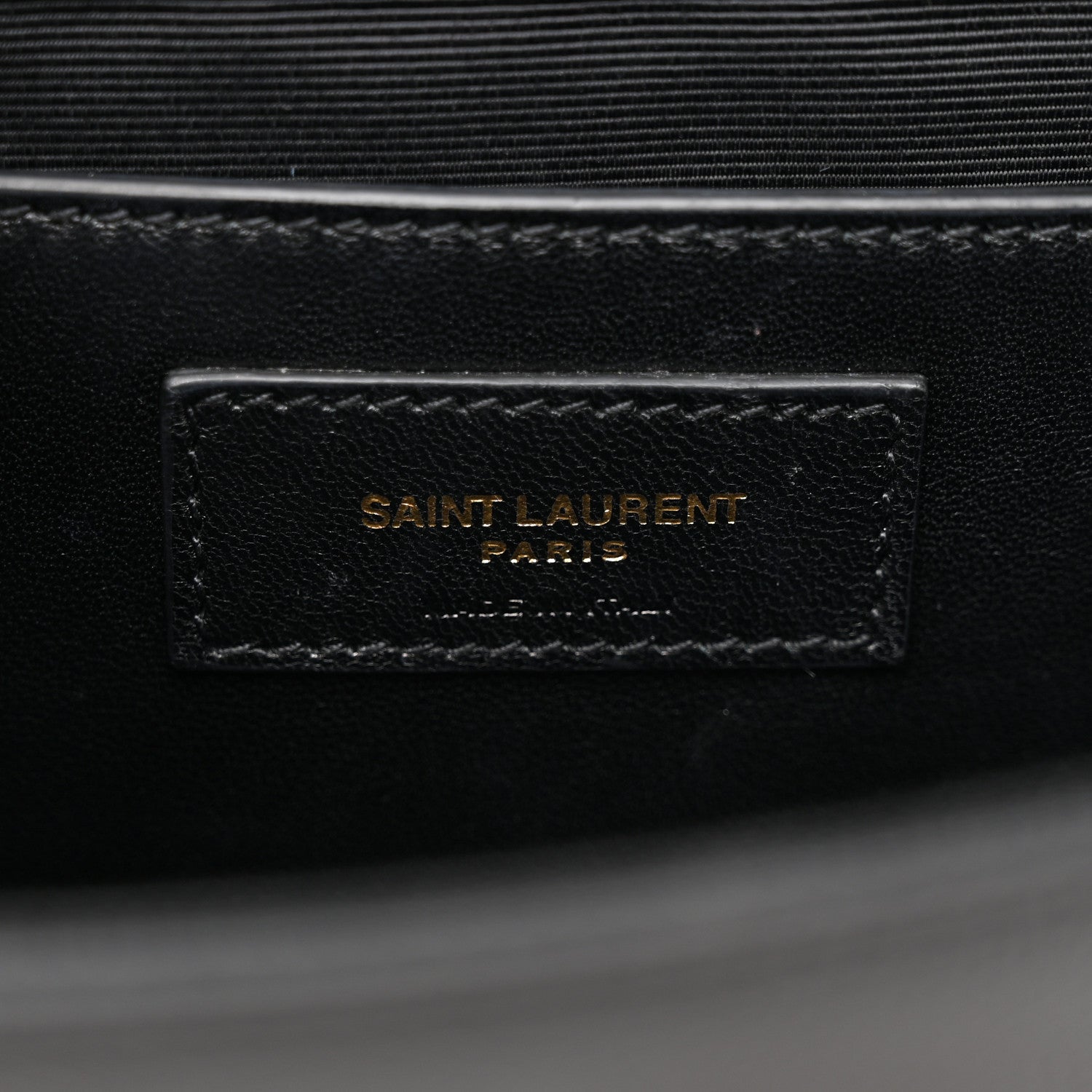 Saint Laurent Grain De Poudre Medium Classic Monogram Kate Satchel Black 6 of 11