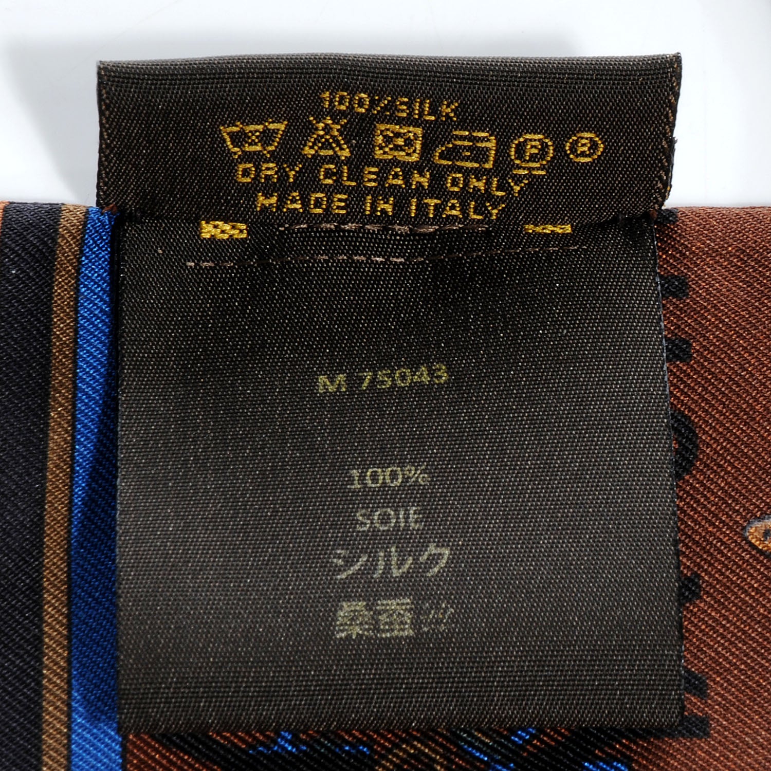 Louis Vuitton Silk Monogram Map Bandeau 5 of 6