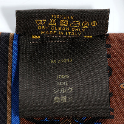 Louis Vuitton Silk Monogram Map Bandeau 5 of 6
