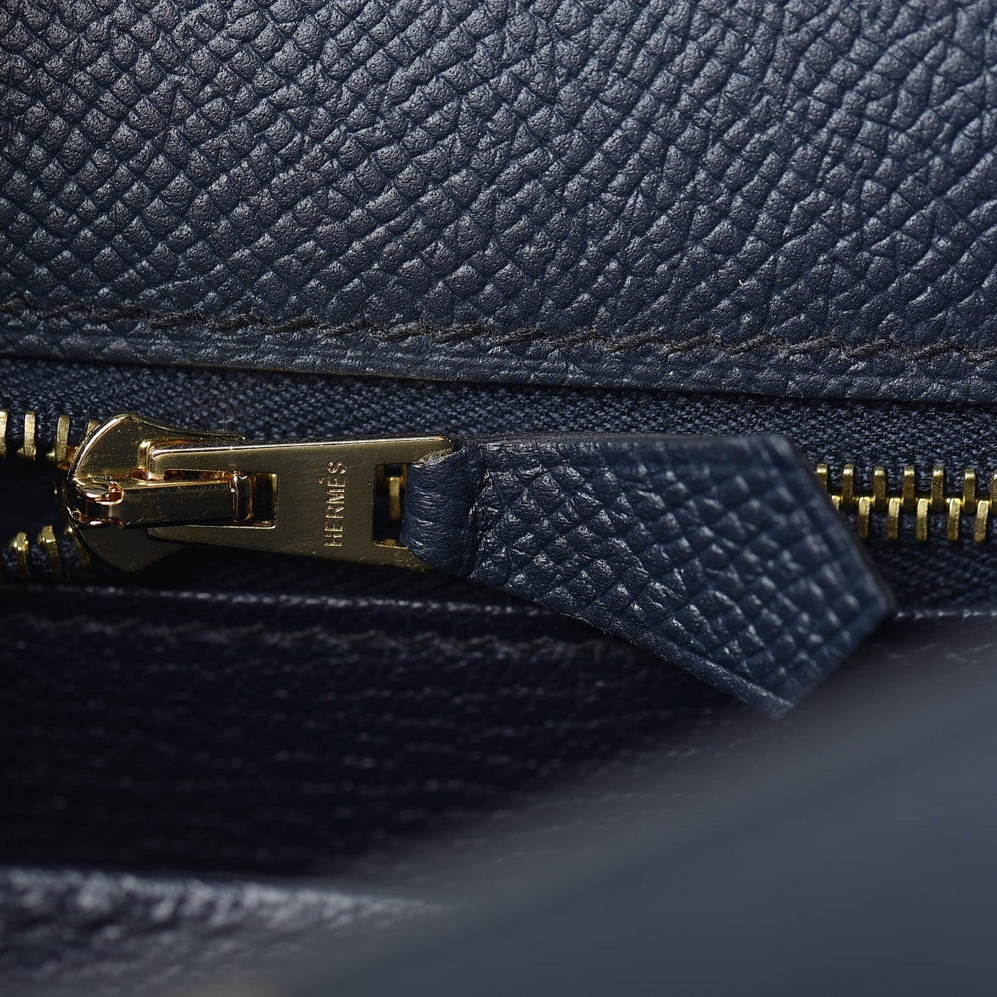 Epsom Kelly Sellier 25 Bleu Indigo