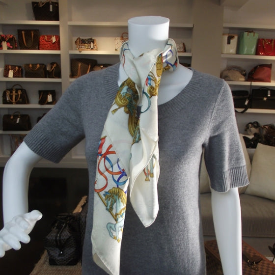 Hermes Silk Luna Park Scarf 90 2 of 8