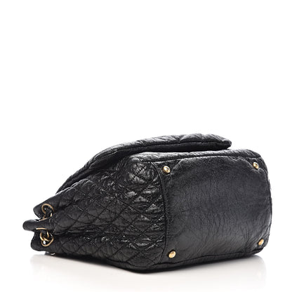 Chanel Vinyl Medium Rock and Chain Flap Black 4 of 13