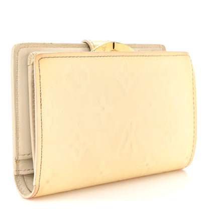 Louis Vuitton Vernis French Purse Wallet Perle 5 of 28