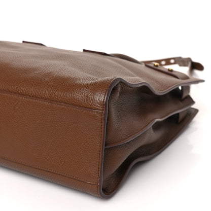 Saint Laurent Grained Calfskin Large Thin Sac De Jour Toasted Brown 9 of 12