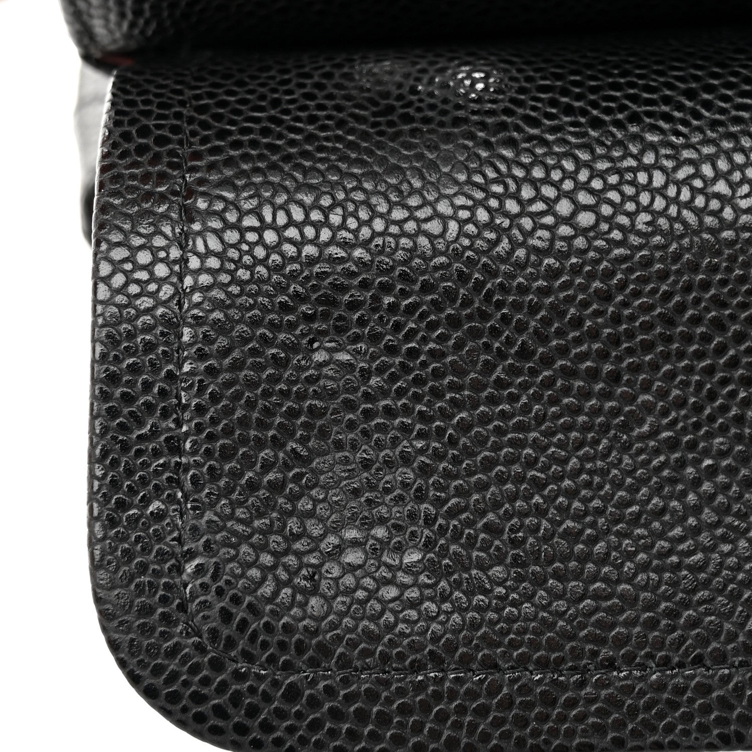 Chanel Caviar Quilted Medium Double Flap Black 12 of 15