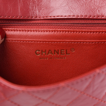 Chanel Aged Calfskin Quilted 2.55 Reissue Mini Flap Red 7 of 11