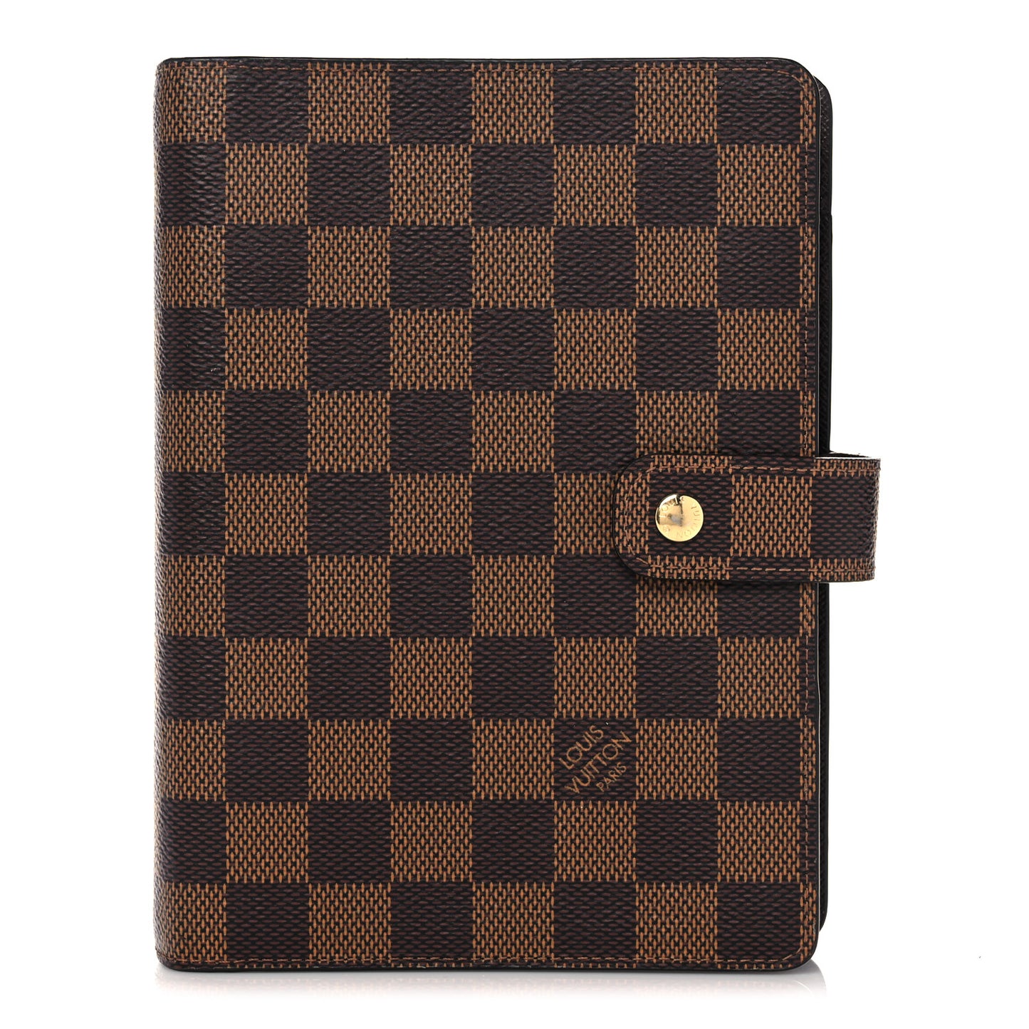 Damier Ebene Medium Ring Agenda Cover