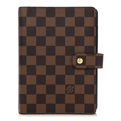 Louis Vuitton Damier Ebene Medium Ring Agenda Cover 1 of 7