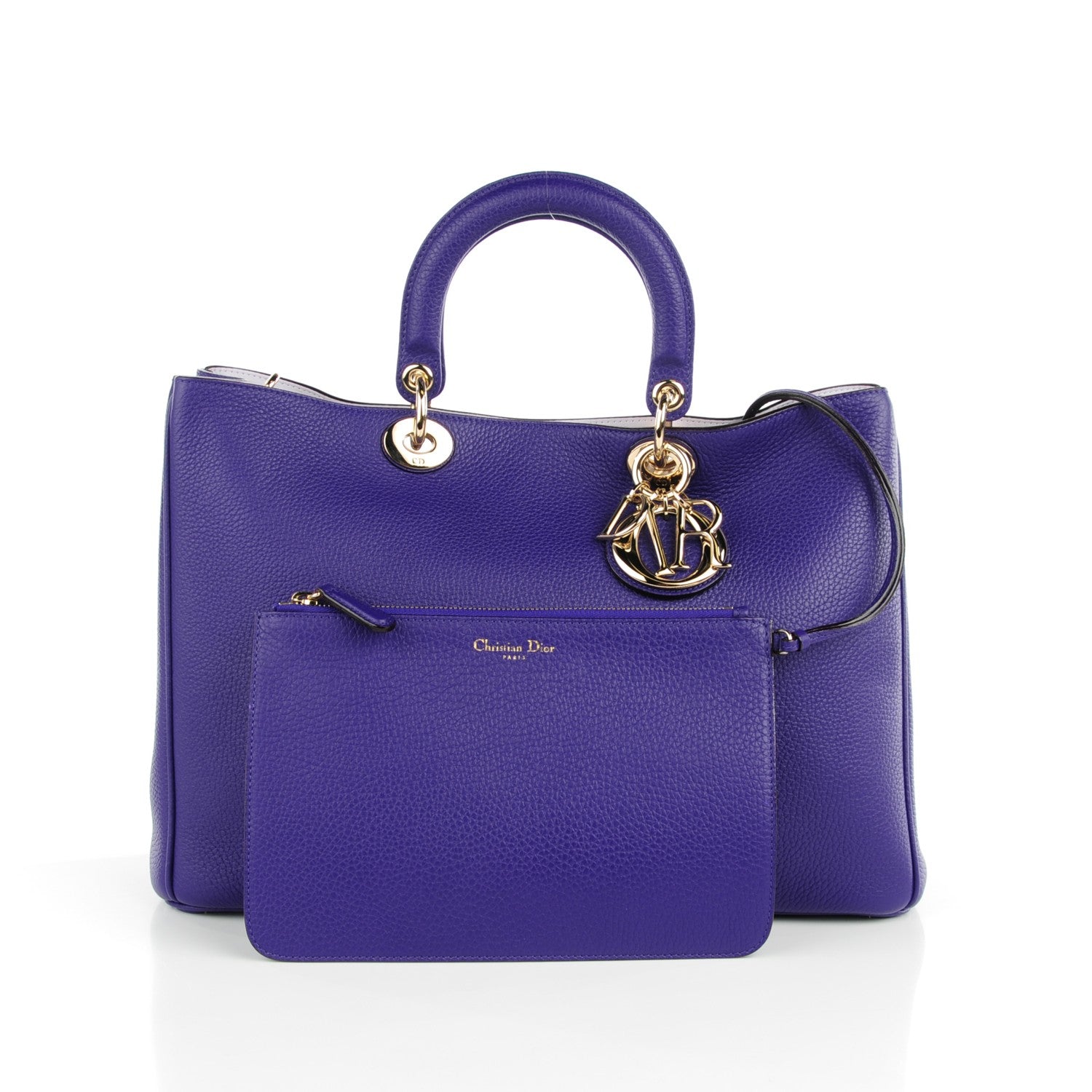 Christian Dior Bullcalf Large Diorissimo Violet 3 of 9