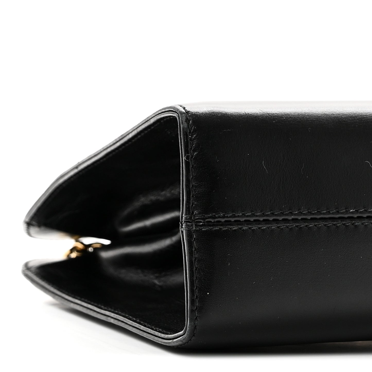 Calfskin Diana Chain Shoulder Bag Black