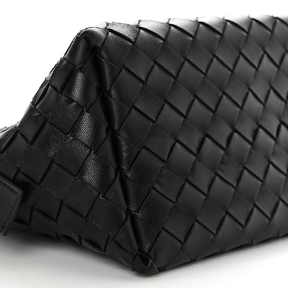 Bottega Veneta Nappa Intrecciato Tie Shoulder Bag Black 8 of 9