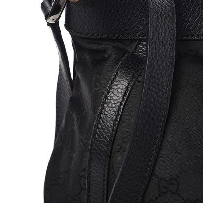 Gucci Nylon Monogram Small D Silver Ring Messenger Black 12 of 17