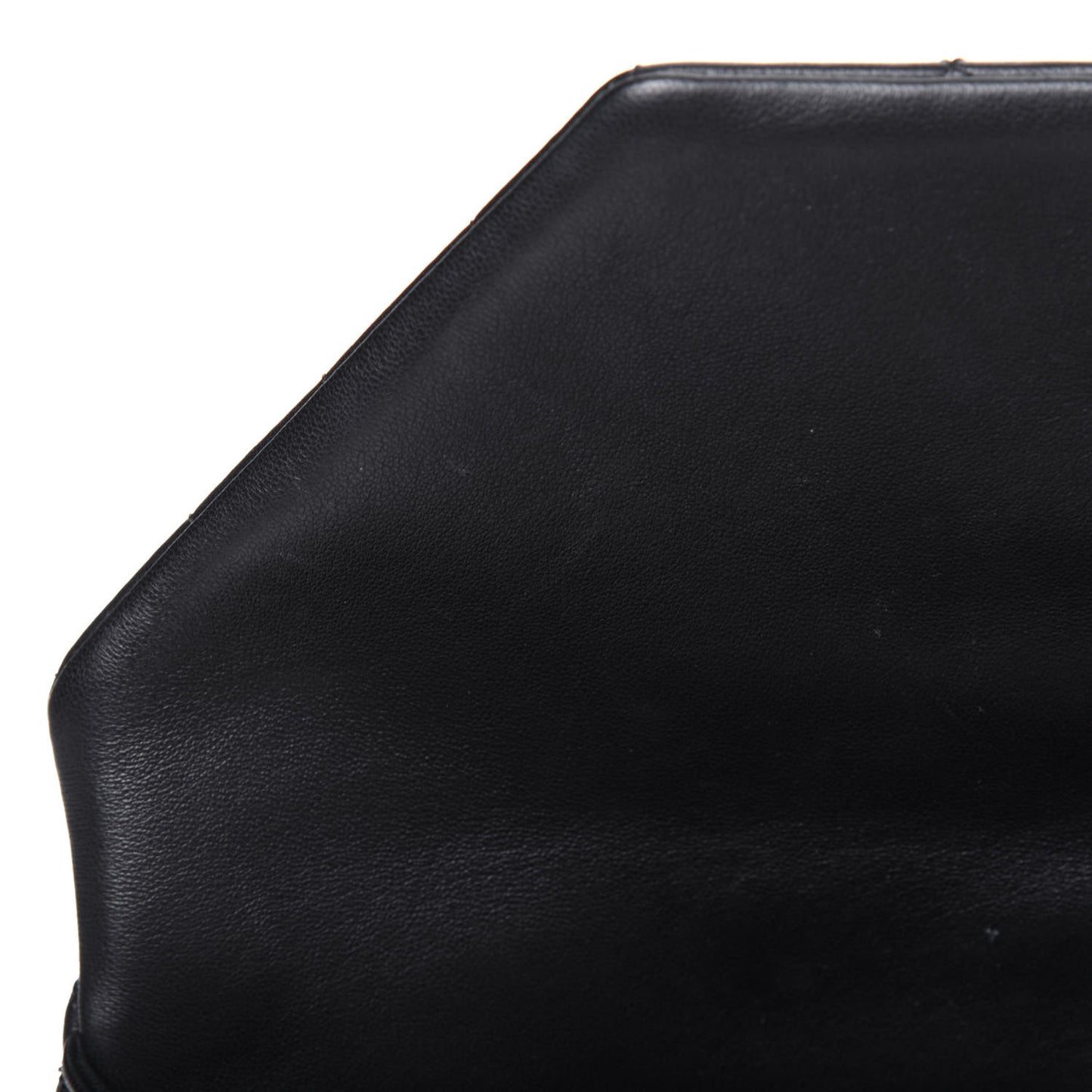 Lambskin Quilted Fold Up Again Clutch Black