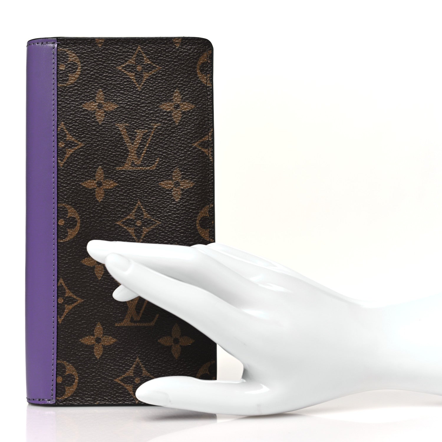 Louis Vuitton Monogram Brazza Wallet Purple 2 of 6