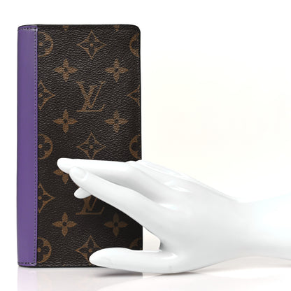 Louis Vuitton Monogram Brazza Wallet Purple 2 of 6