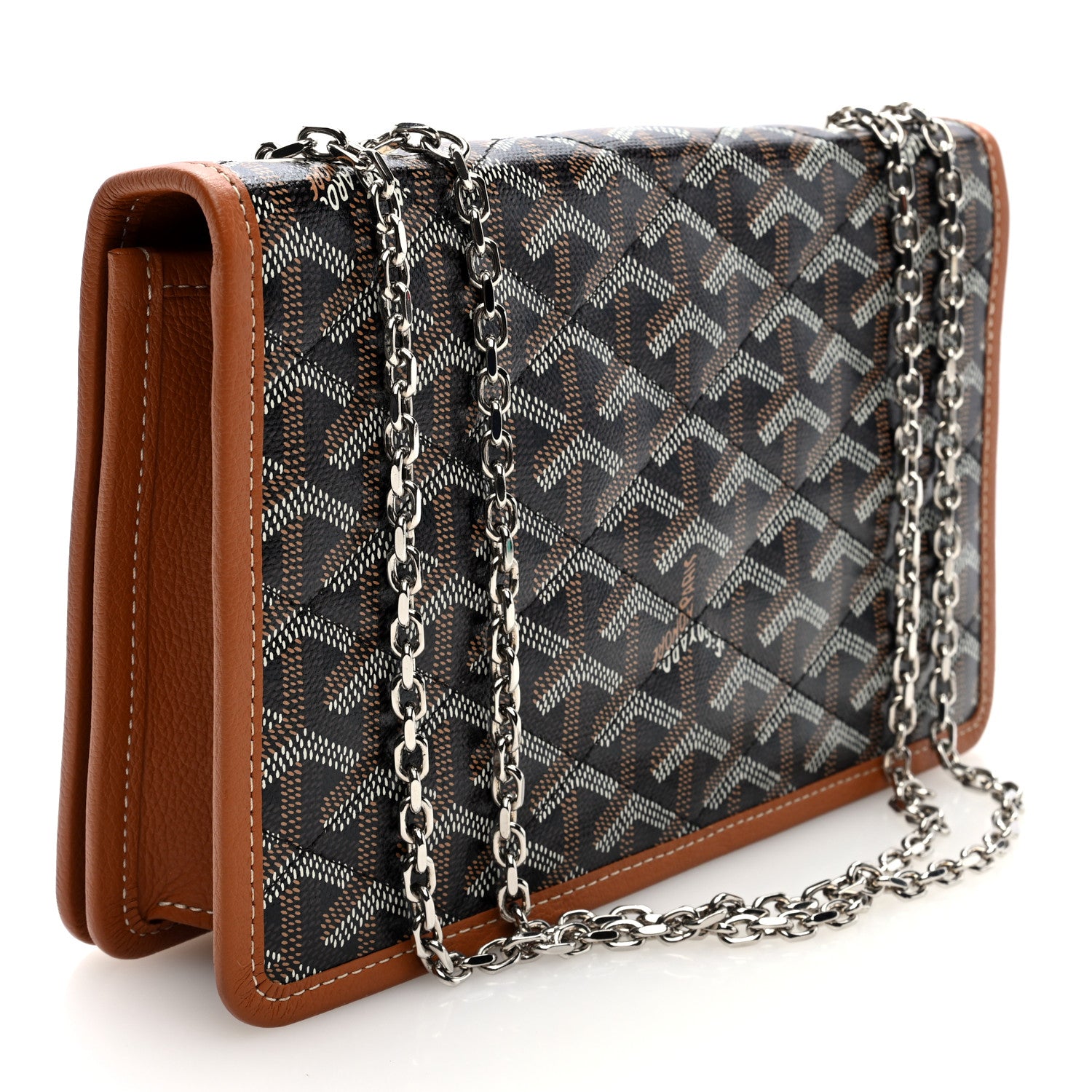 Goyard Goyardine Alexandre III Bag Black Gold 3 of 9
