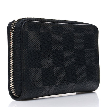Louis Vuitton Damier Graphite Zippy Coin Purse Vertical 3 of 10