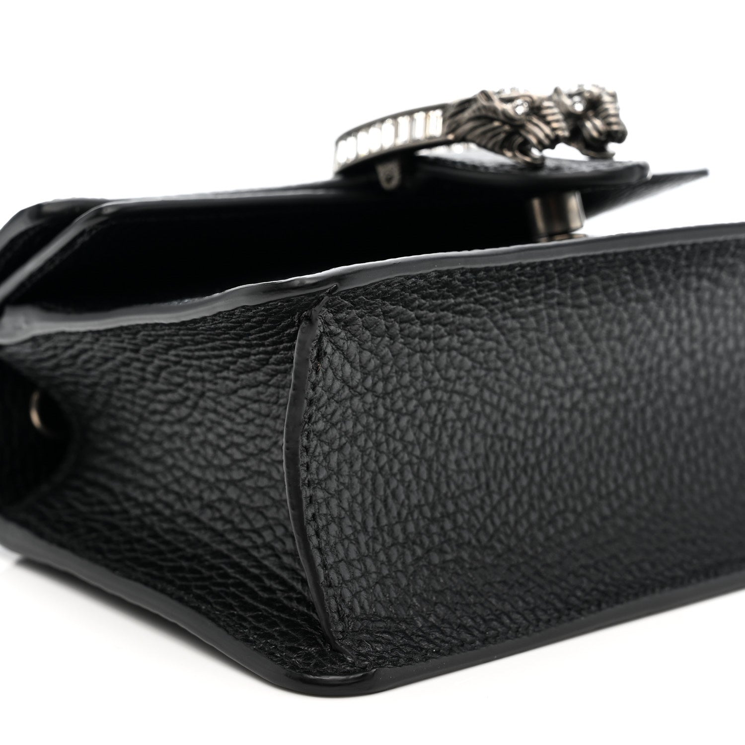 Gucci Dollar Calfskin Crystal Mini Dionysus Top Handle Bag Black Crystal 8 of 10
