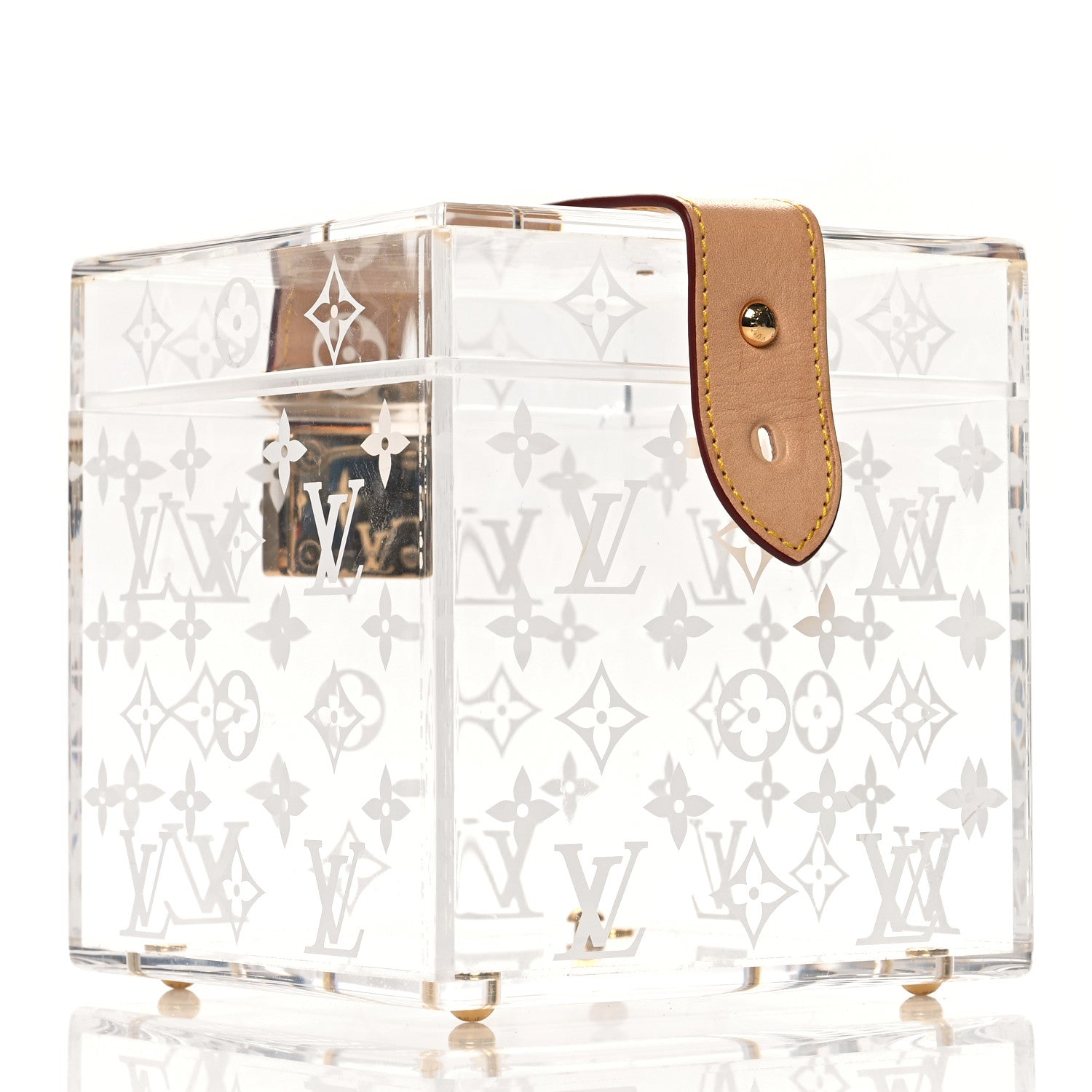 Louis Vuitton Transparent Plexiglass Cube Scott Box 1521839