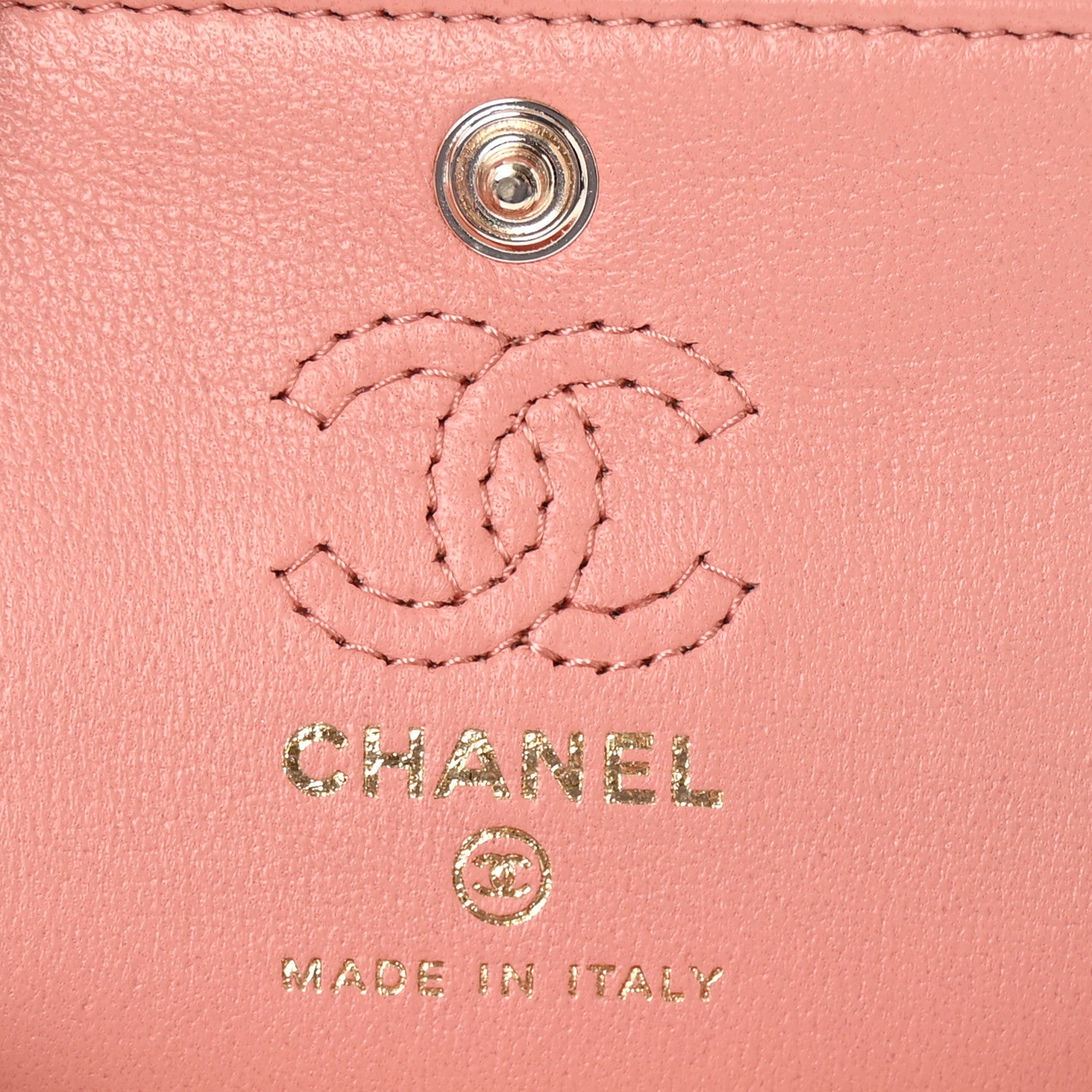 Chanel Lambskin Quilted Mini Double Flap With Hook Coral 5 of 9