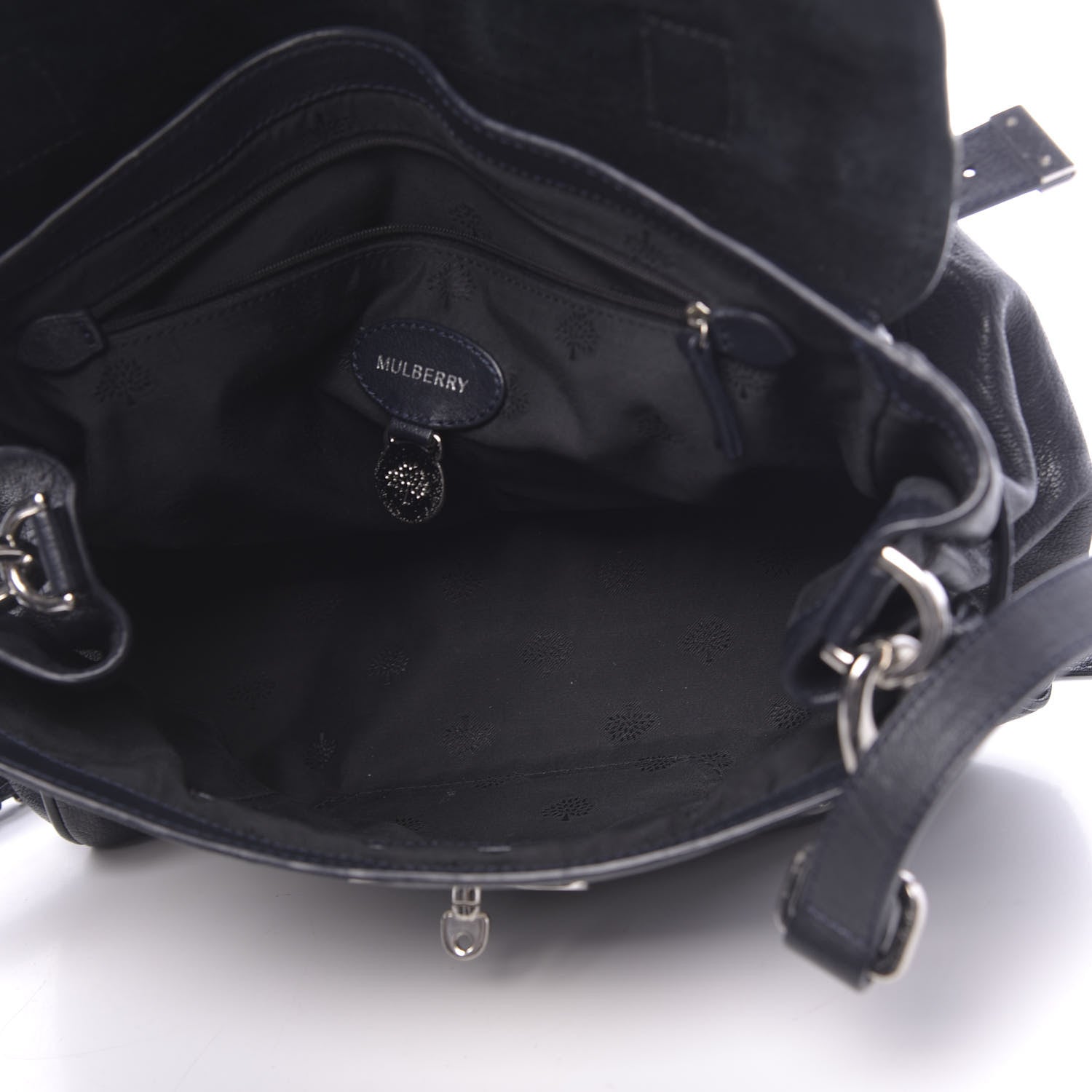 Mulberry Polished Buffalo Medium Alexa Midnight Blue 5 of 13