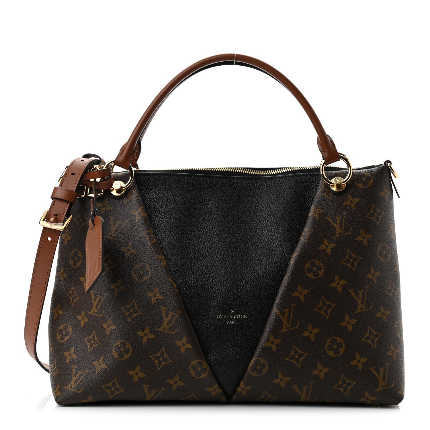 Louis Vuitton Monogram V Tote MM Black 1 of 9