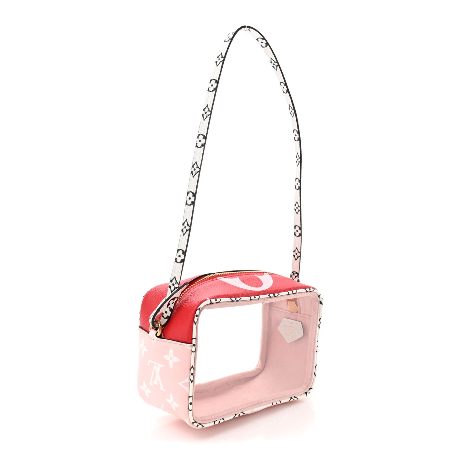 Monogram Giant Beach Pouch Rouge