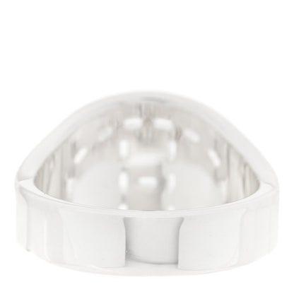 Hermes Sterling Silver PM Chaine d'Ancre Enchainee Band Ring 52 6 3 of 5