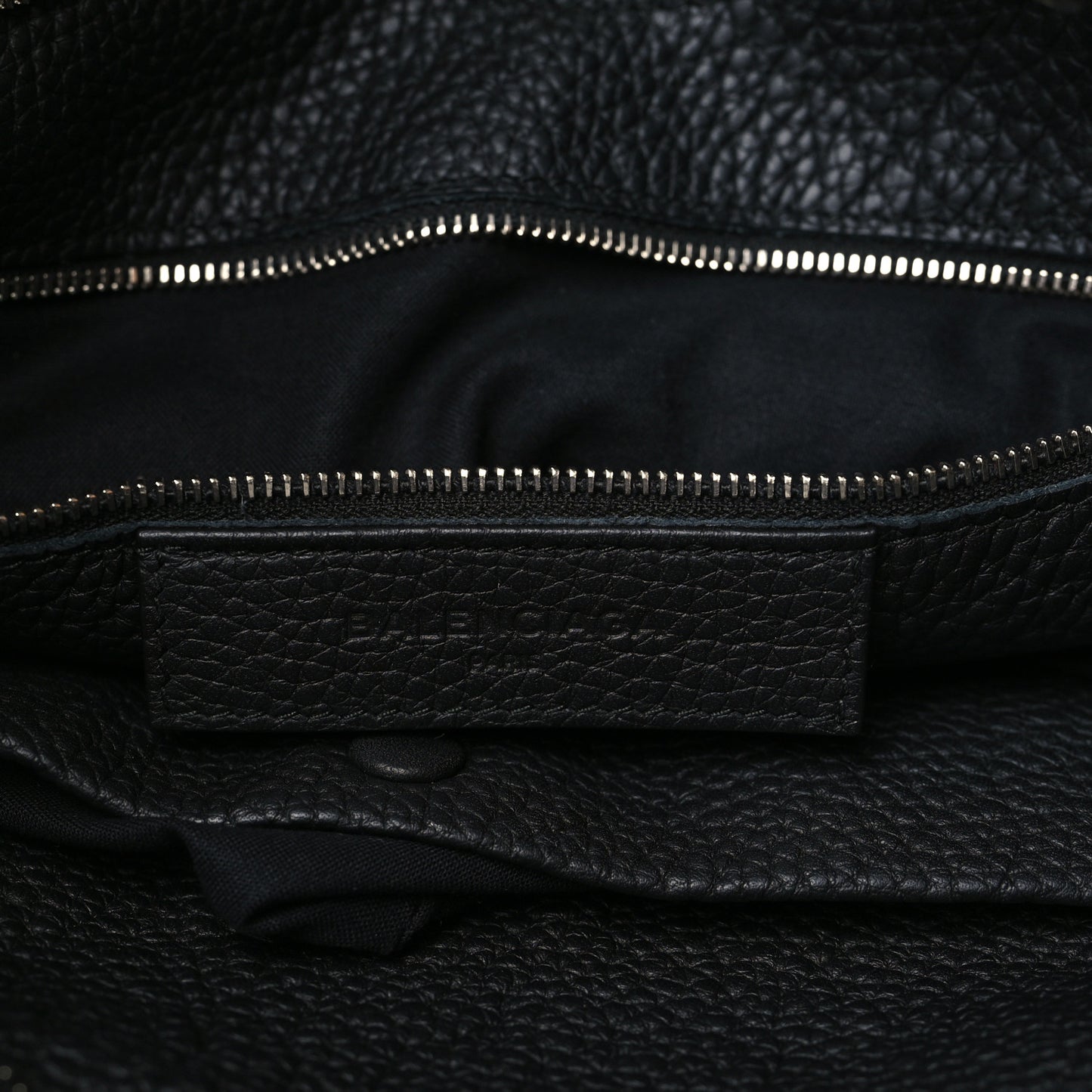 Veau Grana Perforated Blackout Hardware City Black