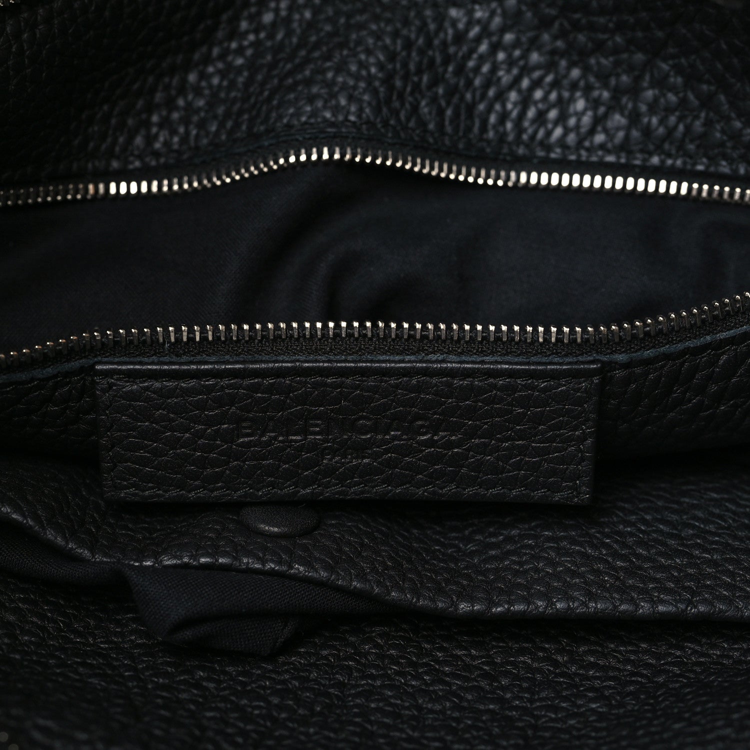 Balenciaga Veau Grana Perforated Blackout Hardware City Black 7 of 9