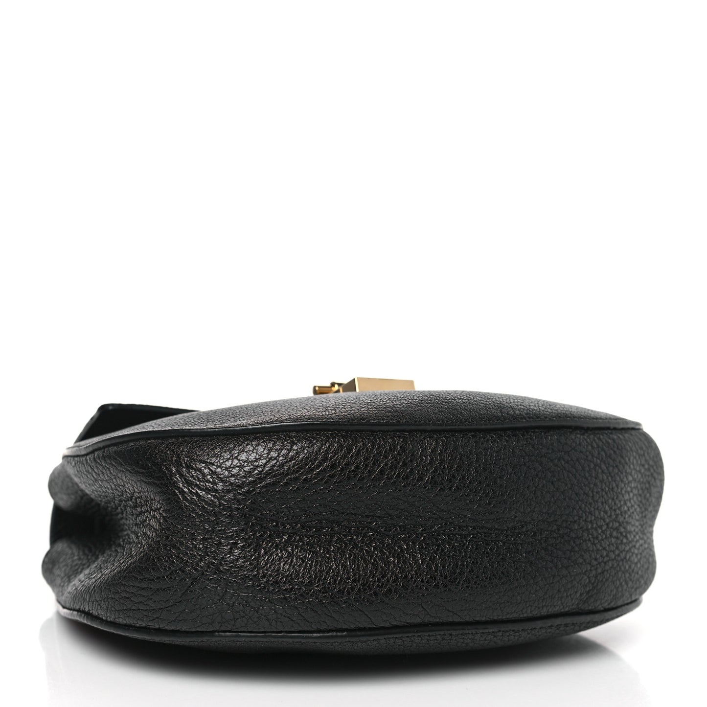Grained Lambskin Mini Drew Shoulder Bag Black