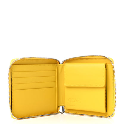 Loewe Calfskin Small Puzzle French Zip Around Wallet Ochre Yellow 5 of 7