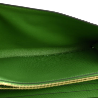 Hermes Epsom Constance Long To Go Wallet Vert Yucca 5 of 12