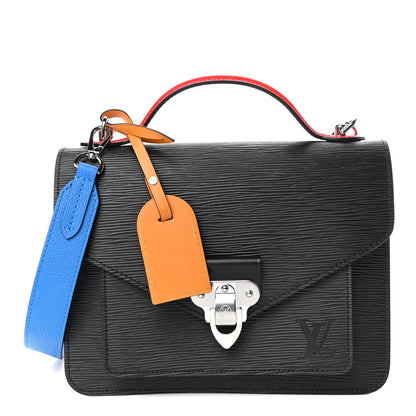 Louis Vuitton Epi Neo Monceau Black Coquelicot Blue Roi Safran 1 of 4