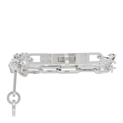 Hermes Sterling Silver Kelly Chaine Bracelet 1 of 4