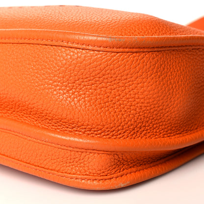 Hermes Taurillon Clemence Evelyne III PM Orange 9 of 12