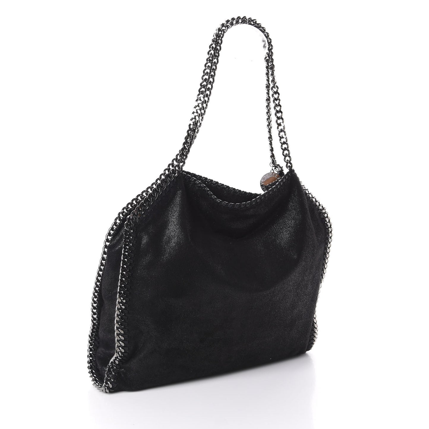 Shaggy Deer Small Falabella Tote Black