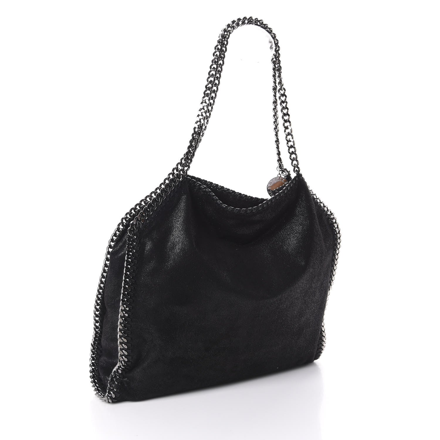 Stella McCartney Shaggy Deer Small Falabella Tote Black 3 of 9