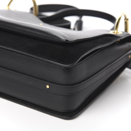 Chloe Calfskin Suede Medium Roy Bag Black 10 of 11