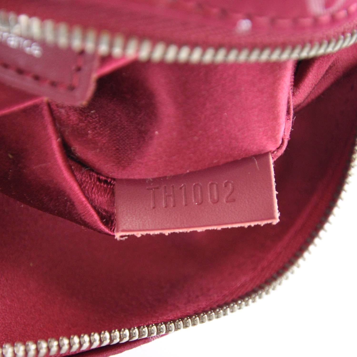 Louis Vuitton Satin Monogram Mini Papillon Red 9 of 9