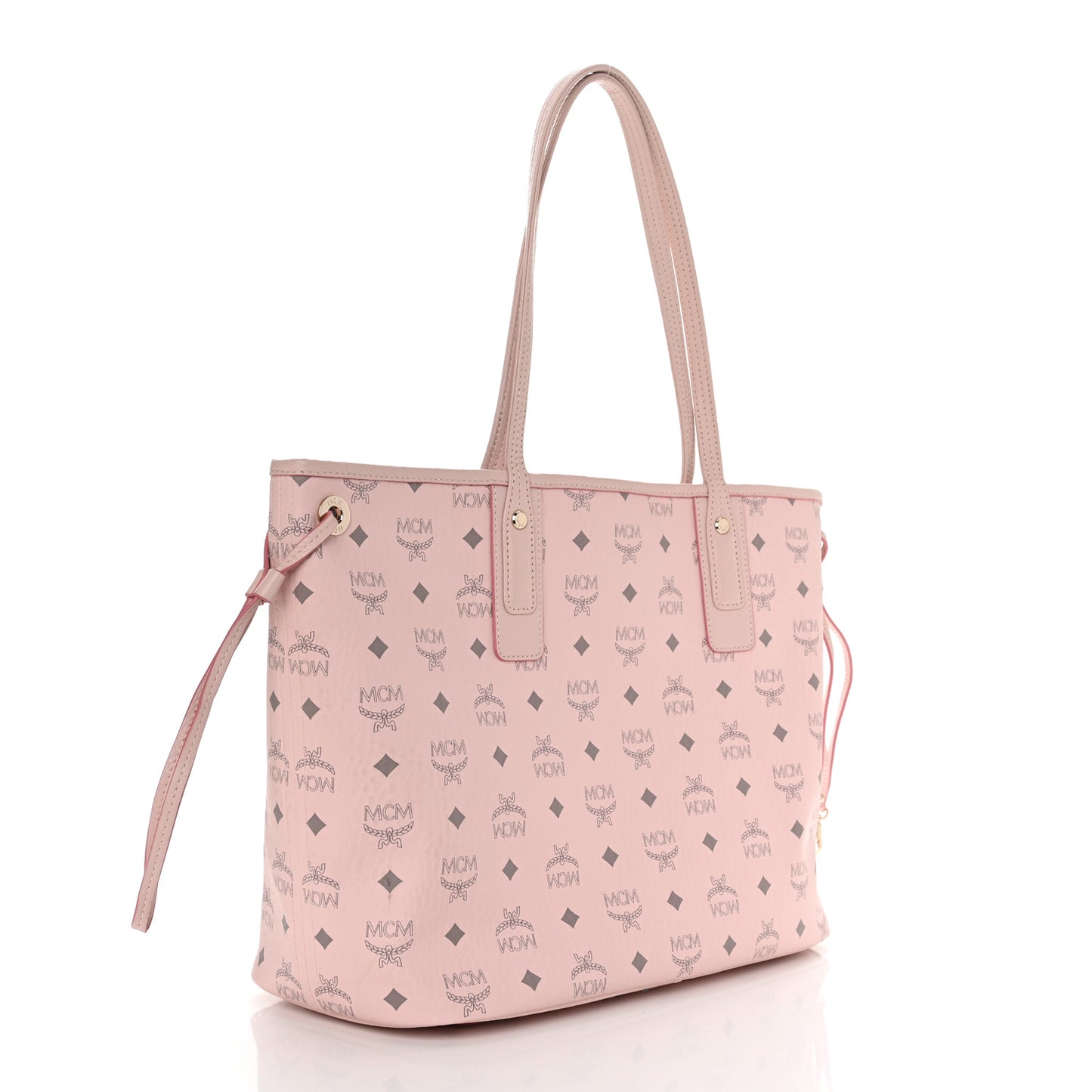 Visetos Medium Liz Reversible Shopper Tote Powder Pink