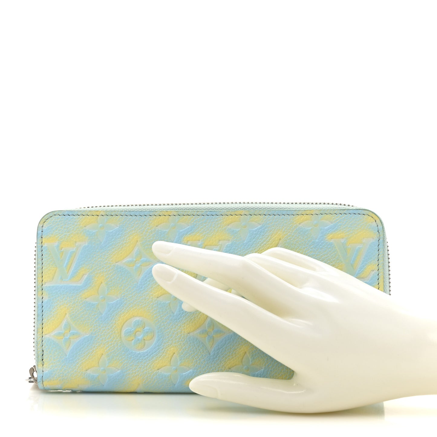 Empreinte Monogram Summer Stardust Zippy Wallet Water Green