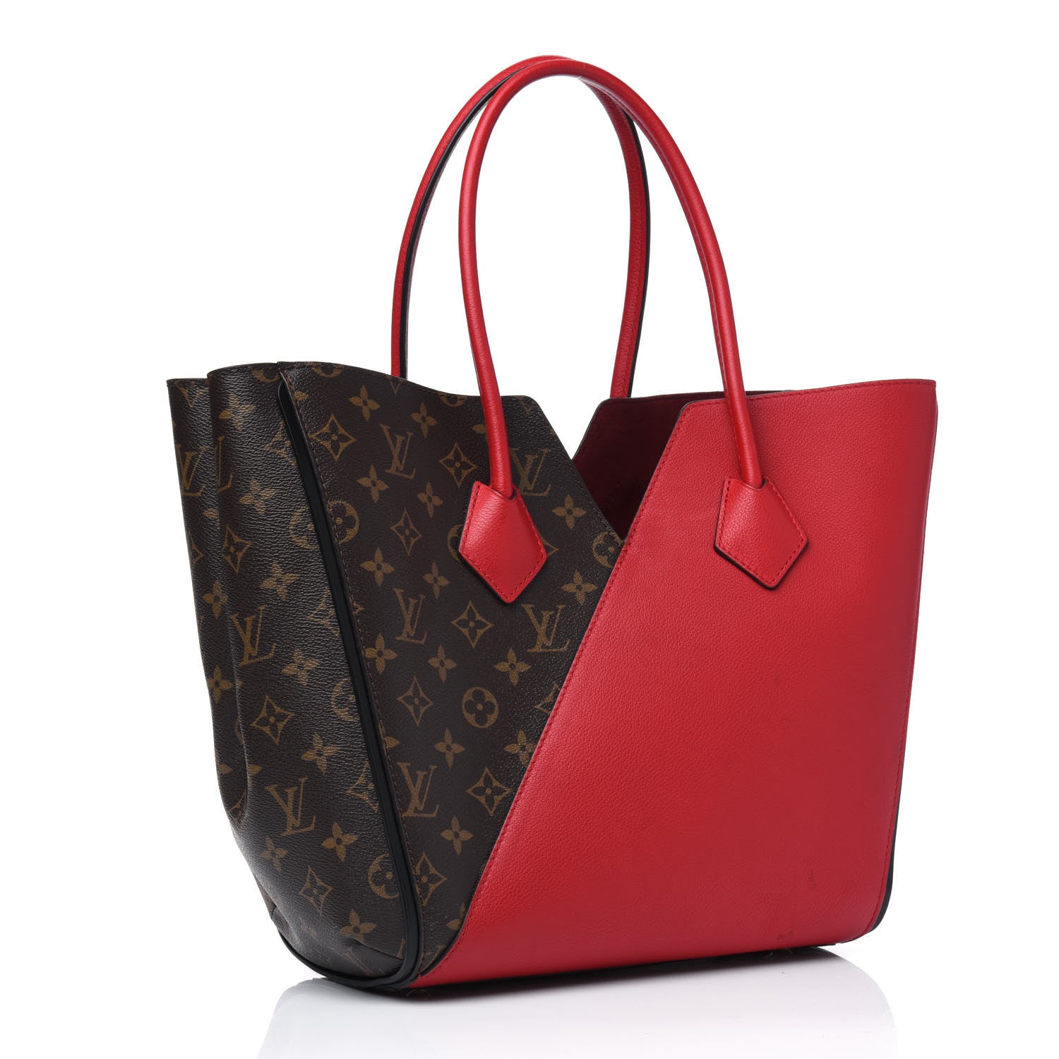 Louis Vuitton Calfskin Monogram Kimono Tote Cherry 2 of 4