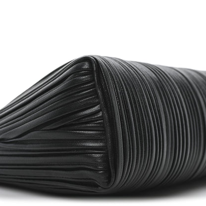 Mansur Gavriel Lambskin Pleated Shoulder Bag Black 8 of 9