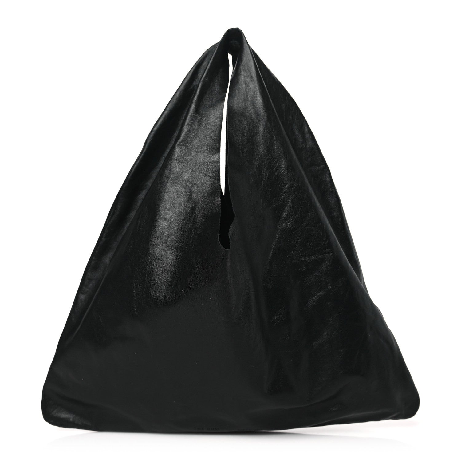The Row Calfskin Small Bindle Bag Black 1 of 9