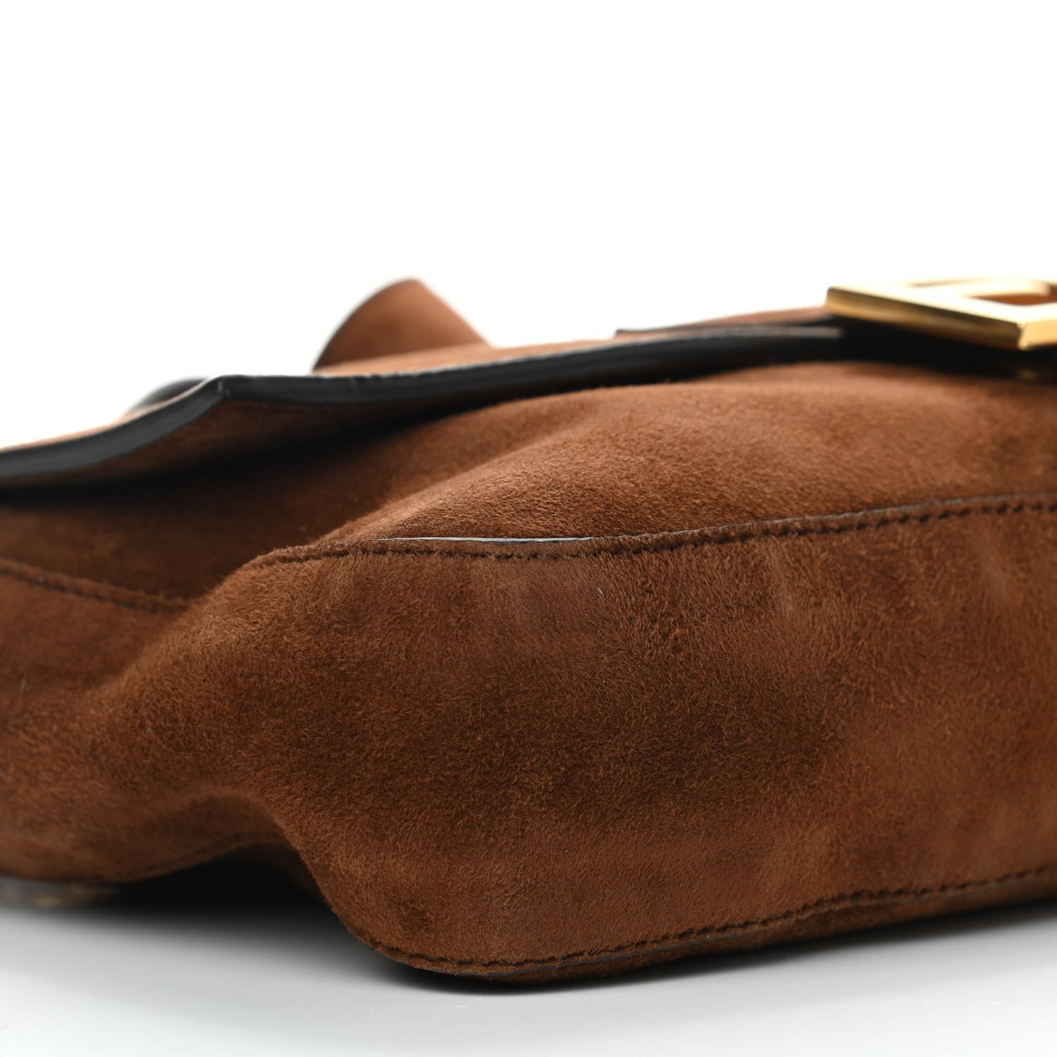 Fendi Chamois Large Baguette Marrone 9 of 10