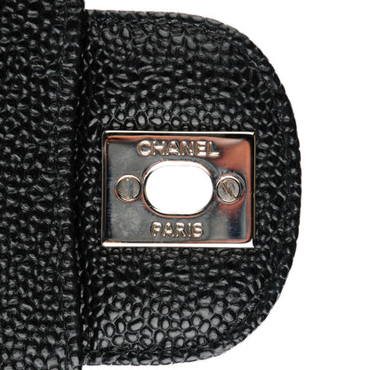 Chanel Caviar Quilted Medium Double Flap Black 7 of 8