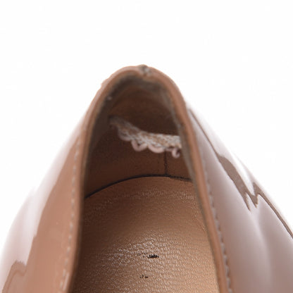 Christian Louboutin Patent Pigalle Plato 120 Pumps 35 Nude 14 of 17
